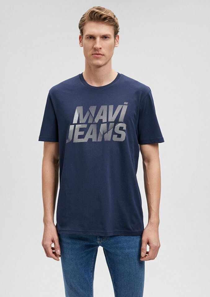 MAVİ ERKEK MAVI LOGO TİŞÖRT Gece Lacivert 0610260-70490