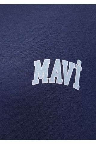 MAVİ KADIN MAVİ LOGO SWEATSHIRT İndigo Mavi 1611600-70487