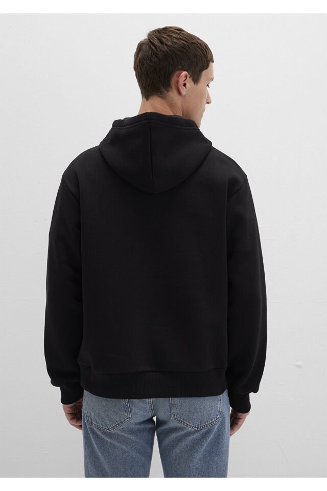 MAVİ ERKEK KAPÜŞONLU SWEATSHIRT Siyah 0S10275-900