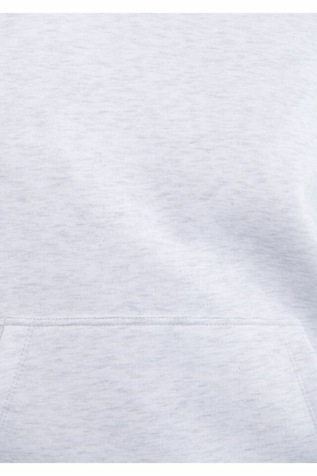 MAVİ KADIN KAPİŞONLU SWEATSHIRT Kar Gri MelanJ 167299-85438