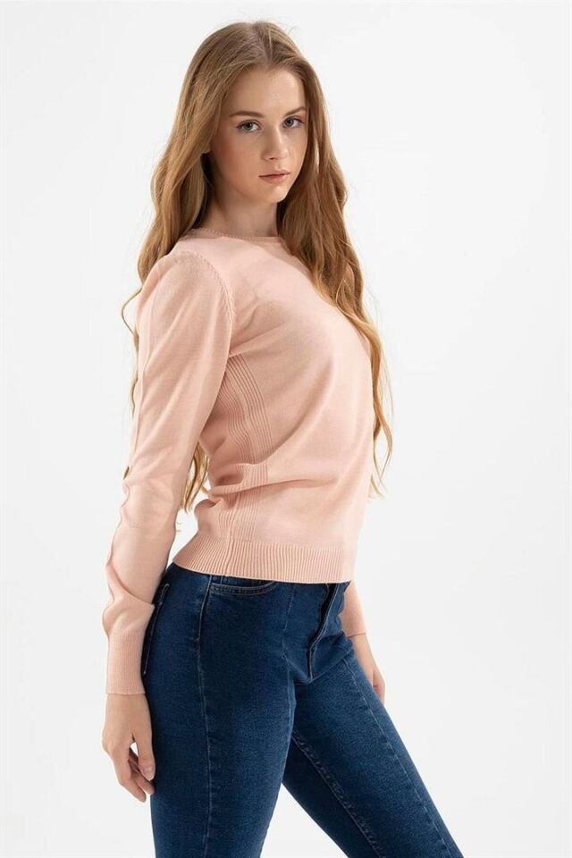 FASHION FRIENDS KADIN BİSİKLET YAKA KAZAK 23K0245K1