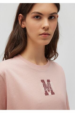 MAVİ KADIN MAVİ BASKILI TİŞÖRT Misty Rose 1612633-71164