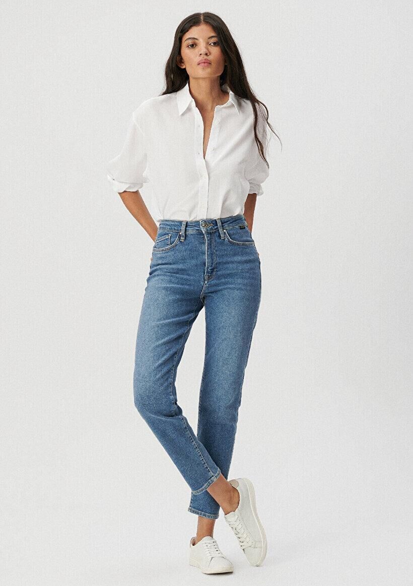 MAVİ KADIN STAR Mid Brushed GOLD SHAPE 101077-82194