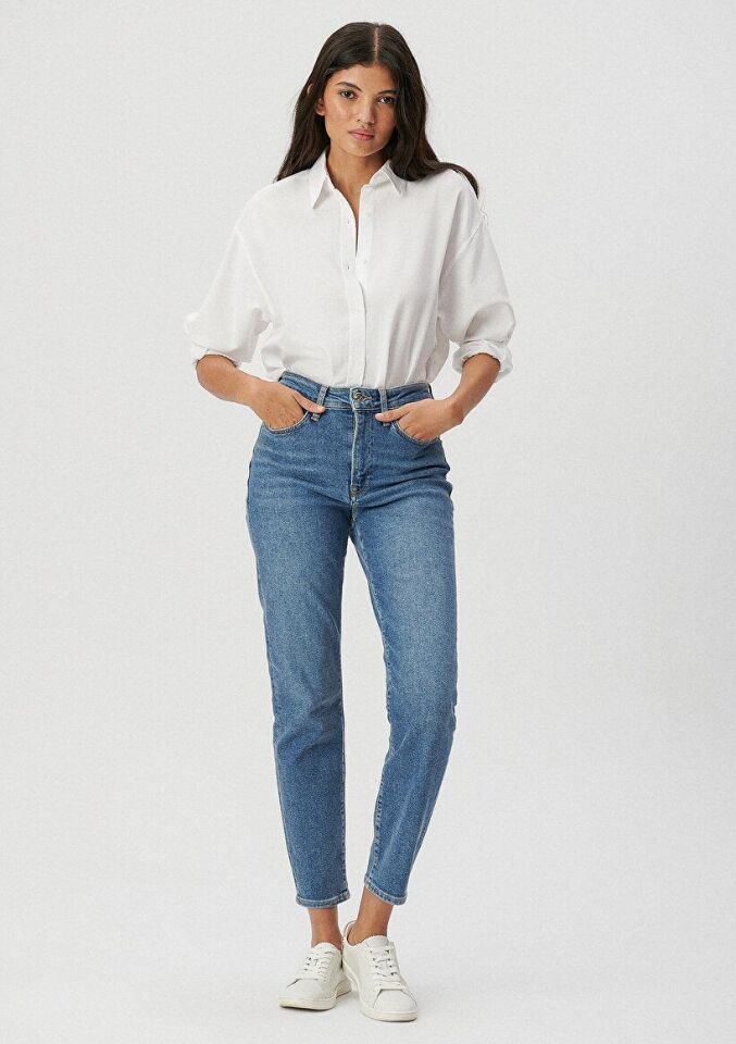 MAVİ KADIN STAR Mid Brushed GOLD SHAPE 101077-82194