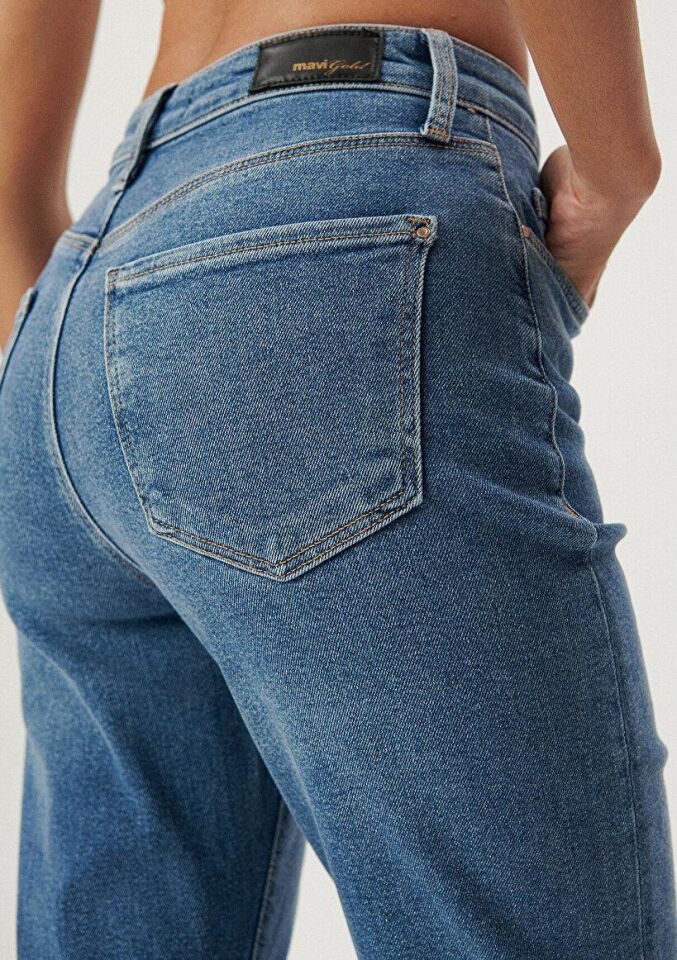 MAVİ KADIN STAR Mid Brushed GOLD SHAPE 101077-82194