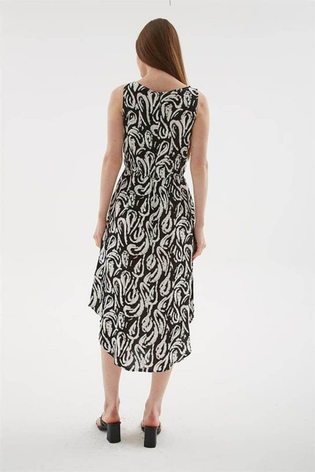 FASHION FRIENDS KADIN DESENLİ ELBİSE 25Y0154K1
