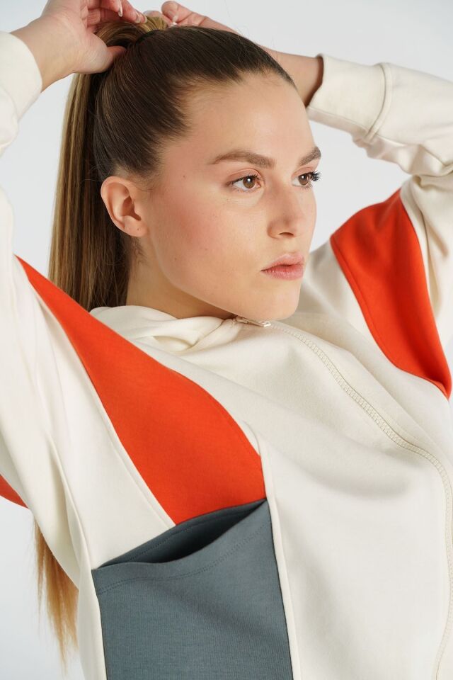 HUMMEL KADIN FERMUARLI HOODIE HMLPURA ZIP HOODIE 922282