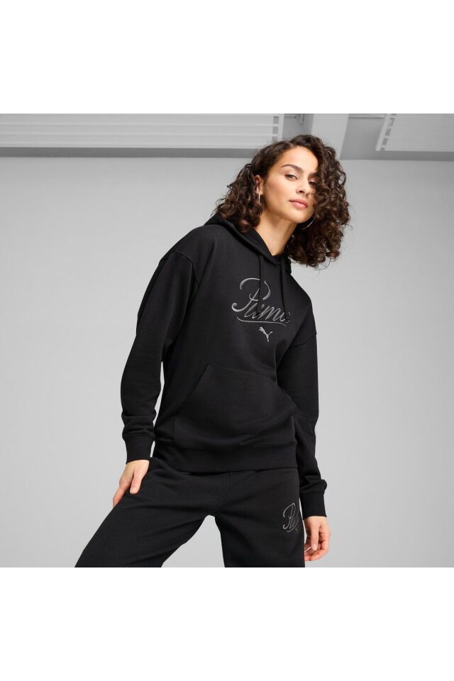 PUMA KADIN SCRIPT COMFORT HOODİE EŞOFMAN ÜST 68498301