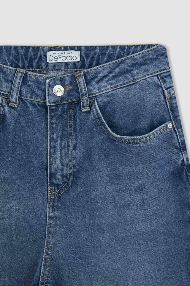 DEFACTO KADIN MOM FİT JEAN PANTOLON A0689AX