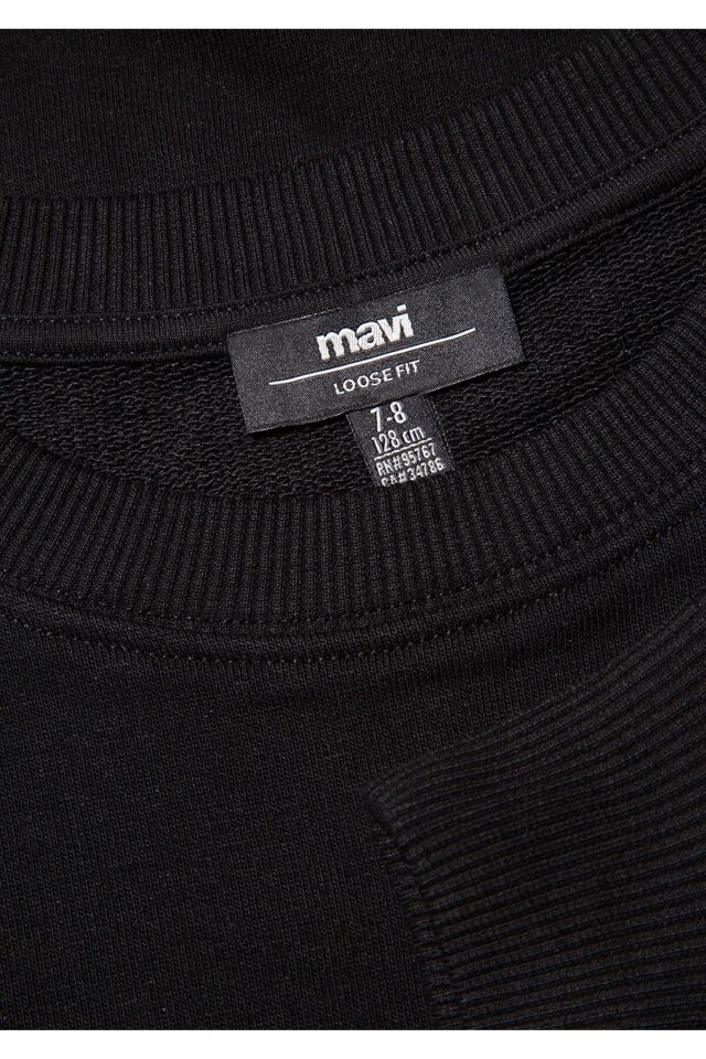 MAVİ ÇOCUK MAVİ LOGO BASKILI SWEATSHIRT Siyah 6S10034-900