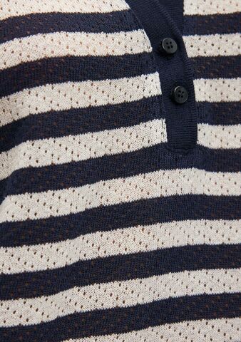 MAVİ KADIN POLO YAKA PENYE Navy Blazer Stripe 1612300-86625