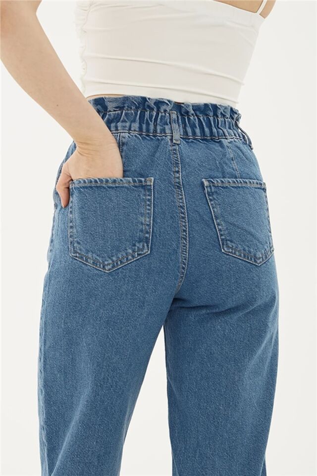 FASHION FRIENDS KADIN BAGGY DENİM PANTOLON 24Y0296K1
