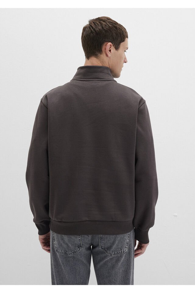 MAVİ ERKEK YARIM FERMUARLI SWEATSHIRT After Dark 0S10278-70219