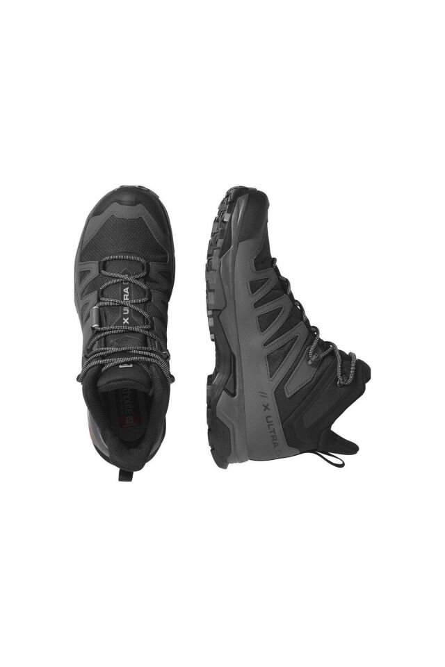 SALOMON ERKEK OUTDOOR AYAKKABI X ULTRA 4 MID GTX BOT L47454200 GRİ - 42