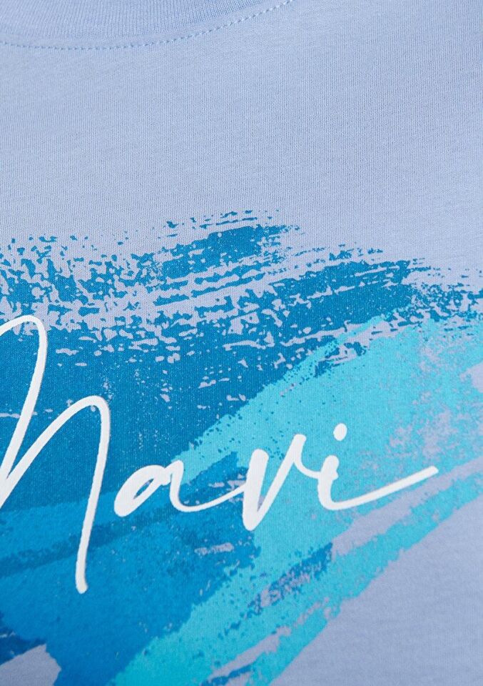 MAVİ KADIN MAVI BASKILI  TIŞORT Lavender Lustre 1612240-70827