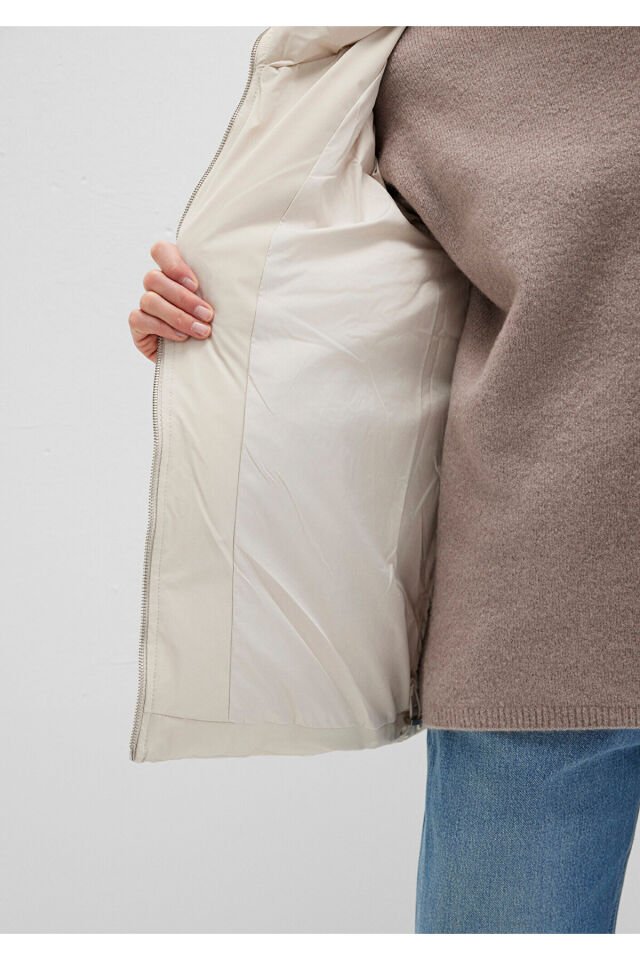 MAVİ KADIN KAPŞONLU CEKET Taş 1110445-70143