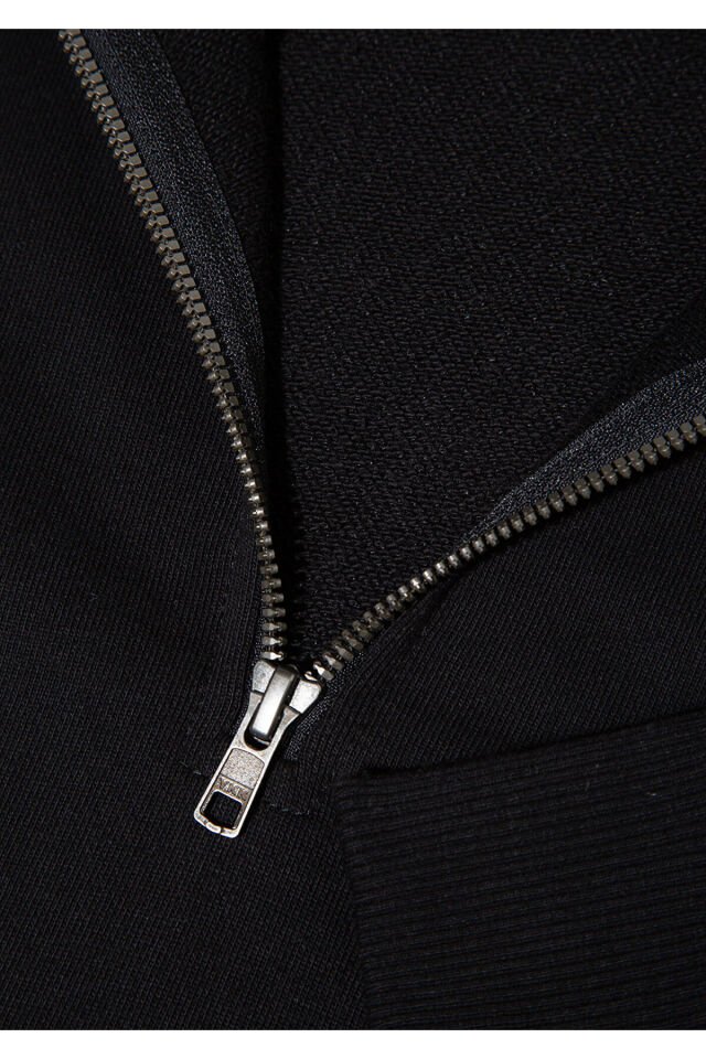 MAVİ ERKEK HALF ZIP SWEATSHIRT Siyah 0S10419-900