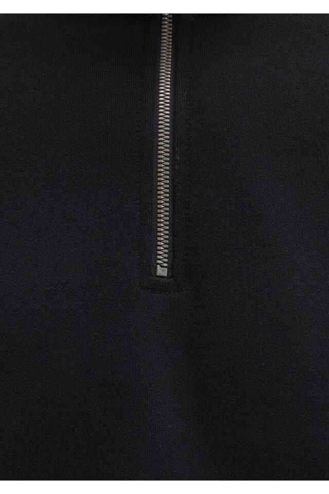 MAVİ ERKEK HALF ZIP SWEATSHIRT Siyah 0S10419-900