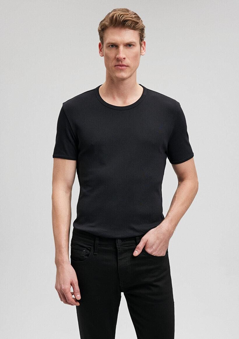 MAVİ ERKEK TİŞÖRT  Siyah 063747-900