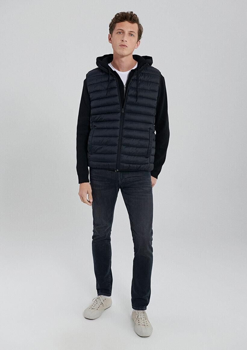 MAVİ ERKEK YELEK Siyah 0110338-900