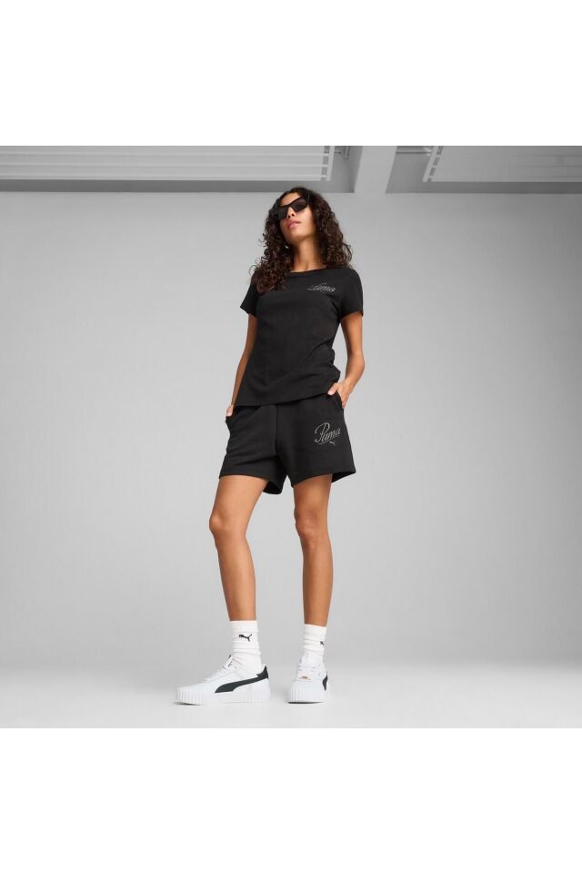PUMA KADIN SCRIPT TEE TİŞÖRT 68498201