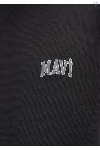 MAVİ ERKEK MAVİ BASKILI SWEATSHIRT Siyah 0611716-900