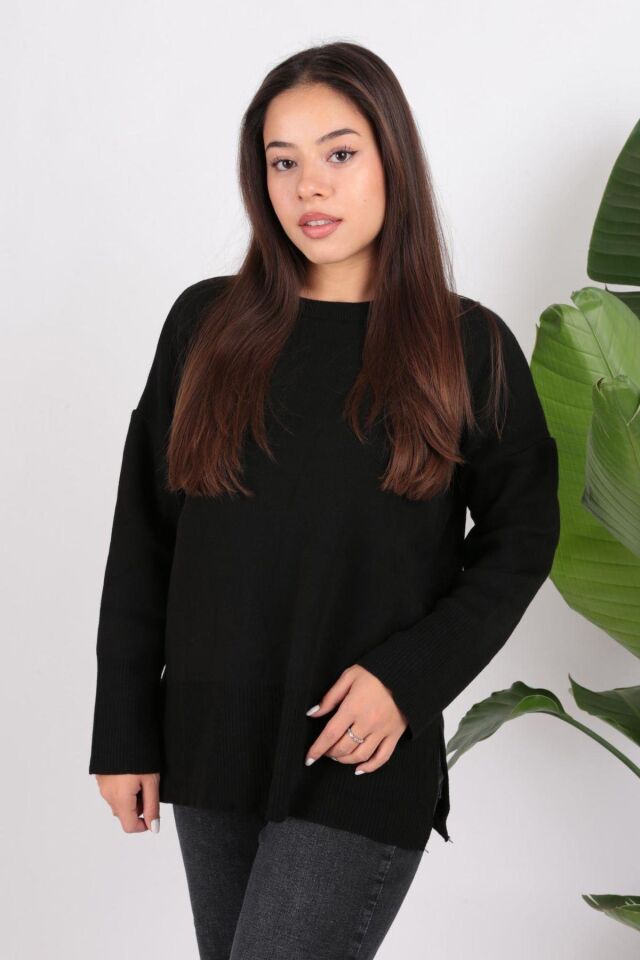 FASHION FRIENDS KADIN BİSİKLET YAKA TUNİK 24K0263K1