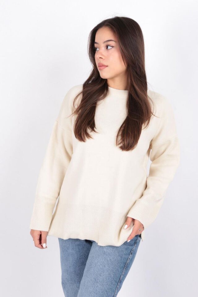 FASHION FRIENDS KADIN BİSİKLET YAKA TUNİK 24K0263K1