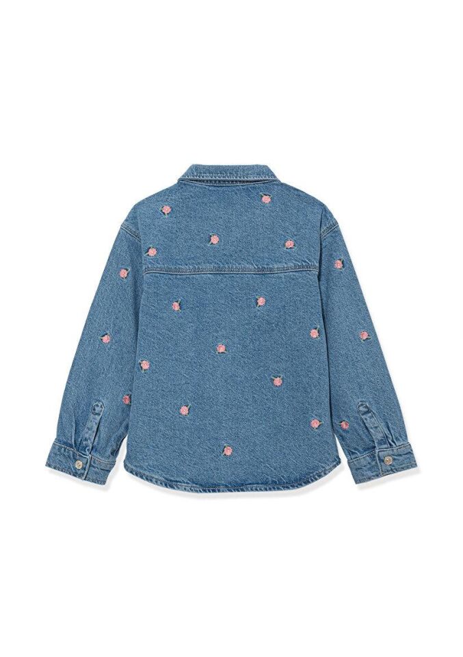 MAVİ ÇOCUK LULU Flower Embroidery Denim 7210002-86739