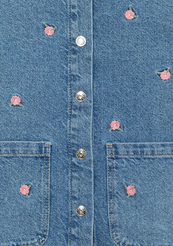 MAVİ ÇOCUK LULU Flower Embroidery Denim 7210002-86739