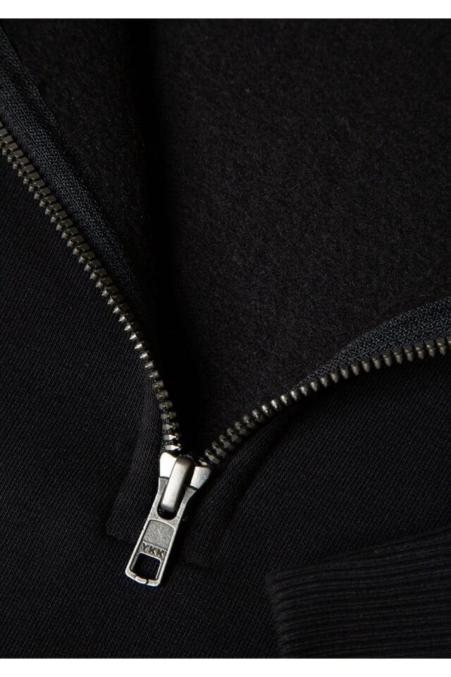 MAVİ ERKEK YARIM FERMUARLI SWEATSHIRT Siyah 0S10208-900