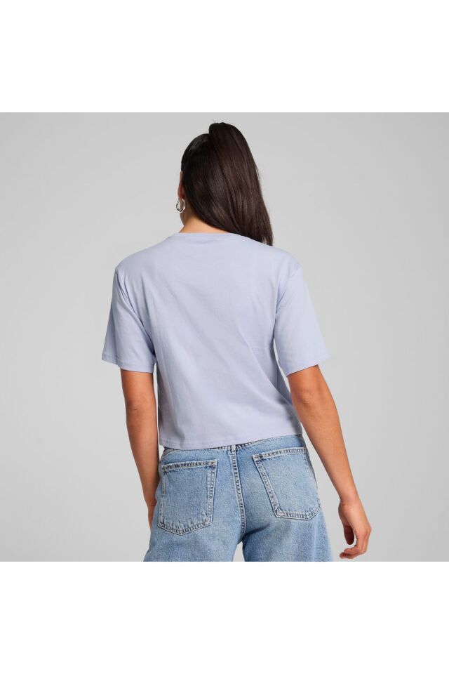 PUMA KADIN ESS CROPPED NO. 1 LOGO TEE TİŞÖRT 68497247