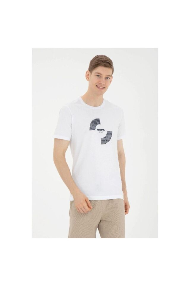 U.S. POLO ASSN. ERKEK T-SHİRT G081SZ011-0-1824946 BEYAZ - S
