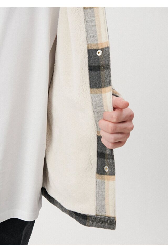 MAVİ ERKEK KARELİ CEKET Gri Kareli 0110287-85642