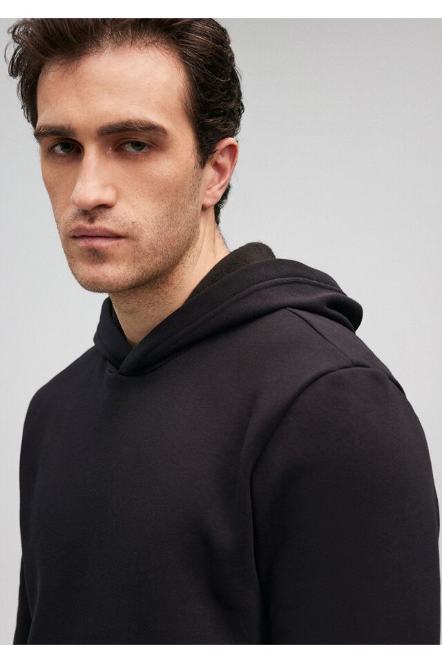 MAVİ ERKEK KAPÜŞONLU SWEATSHIRT  Siyah 0610937-900