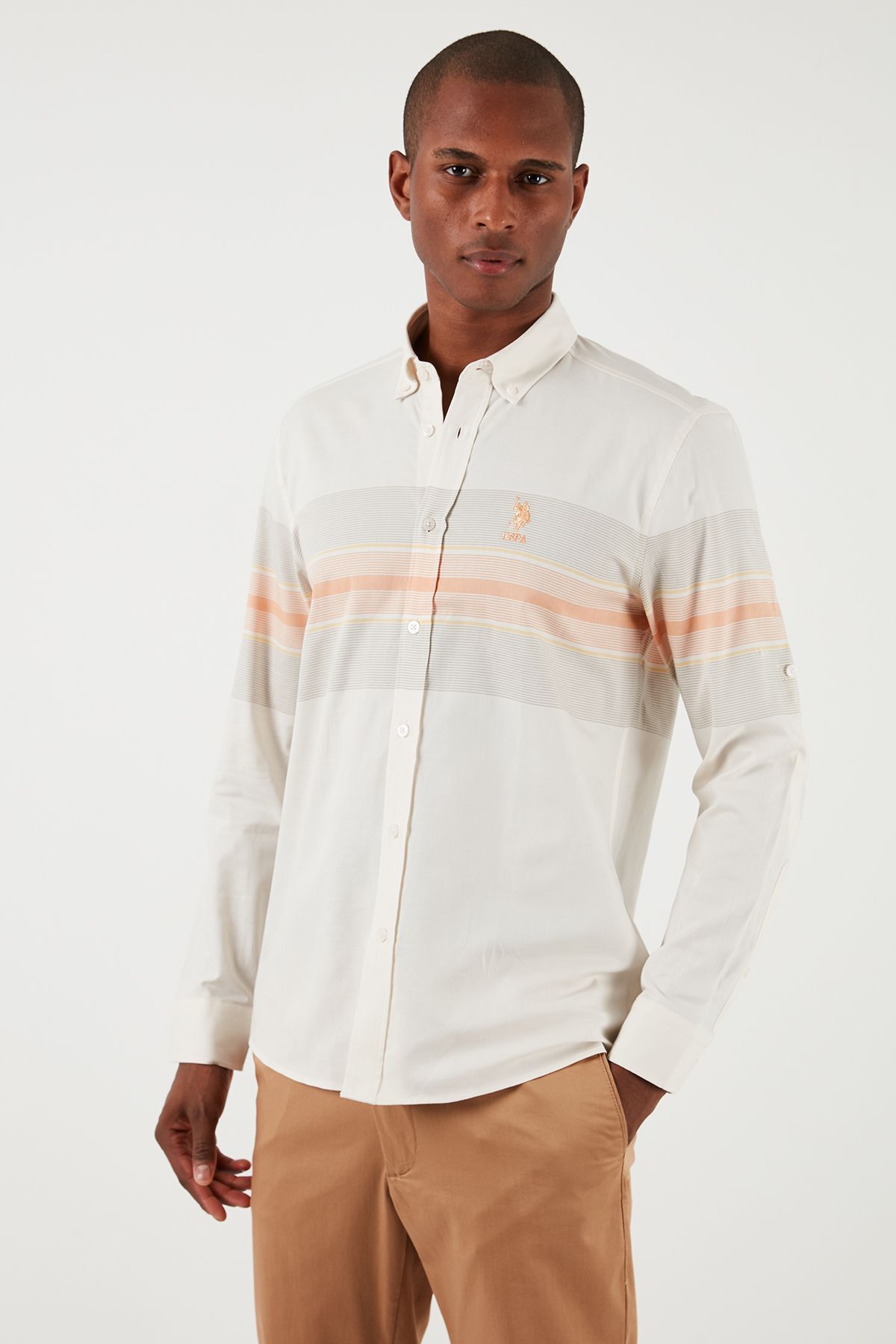 U.S. POLO ASSN. ERKEK DOKUMA GOMLEK G081GL004-0-1831534