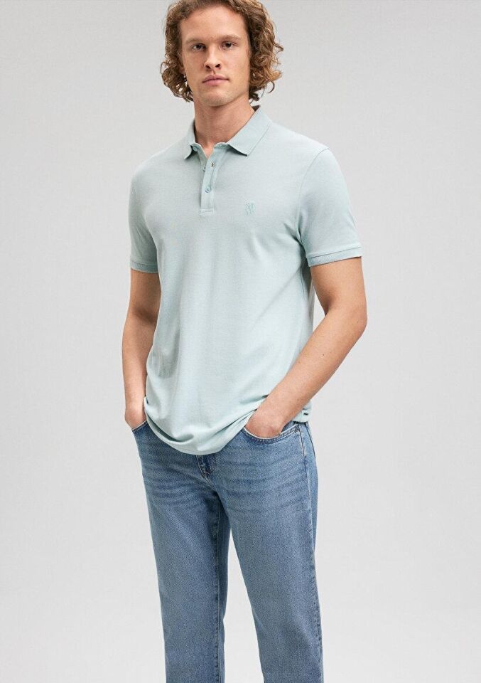 MAVİ ERKEK POLO TİŞÖRT Cloud Blue 066157-70805