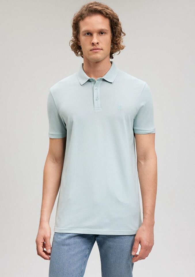MAVİ ERKEK POLO TİŞÖRT Cloud Blue 066157-70805