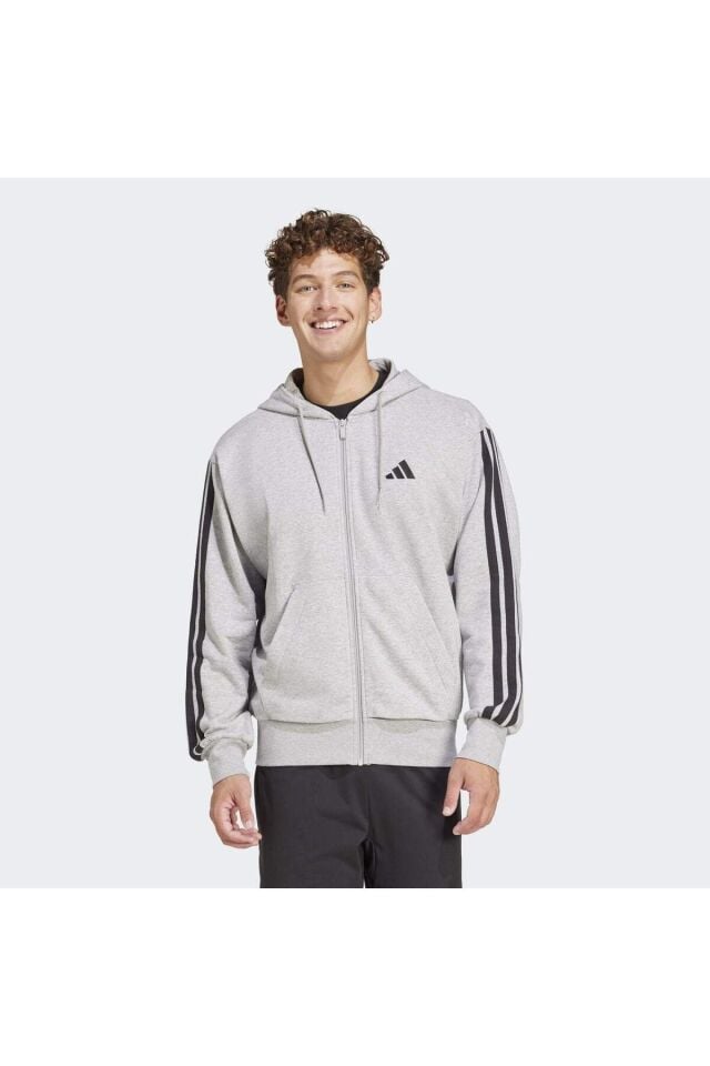 ADİDAS ERKEK KAPÜŞONLU SWEATSHİRT M 3S FT FZ HD JE6338