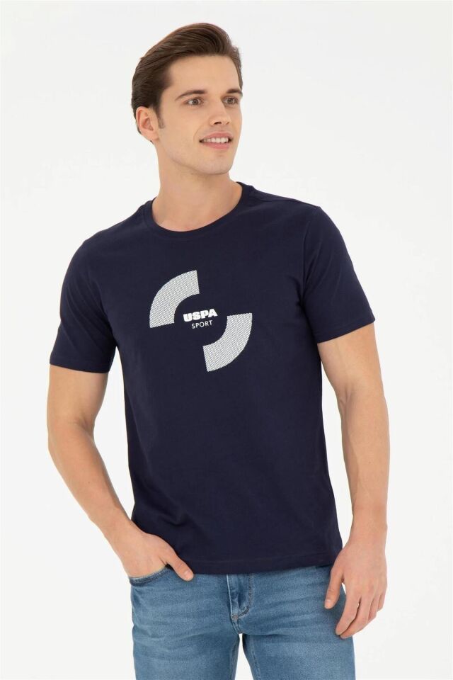 U.S. POLO ASSN. ERKEK T-SHİRT G081SZ011-0-1824946 LACİVERT - S