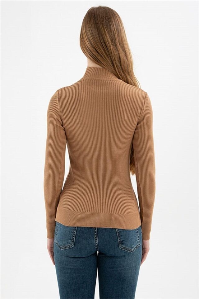 FASHION FRIENDS KADIN PENCERE DETAYLI KAZAK 23K0167K1