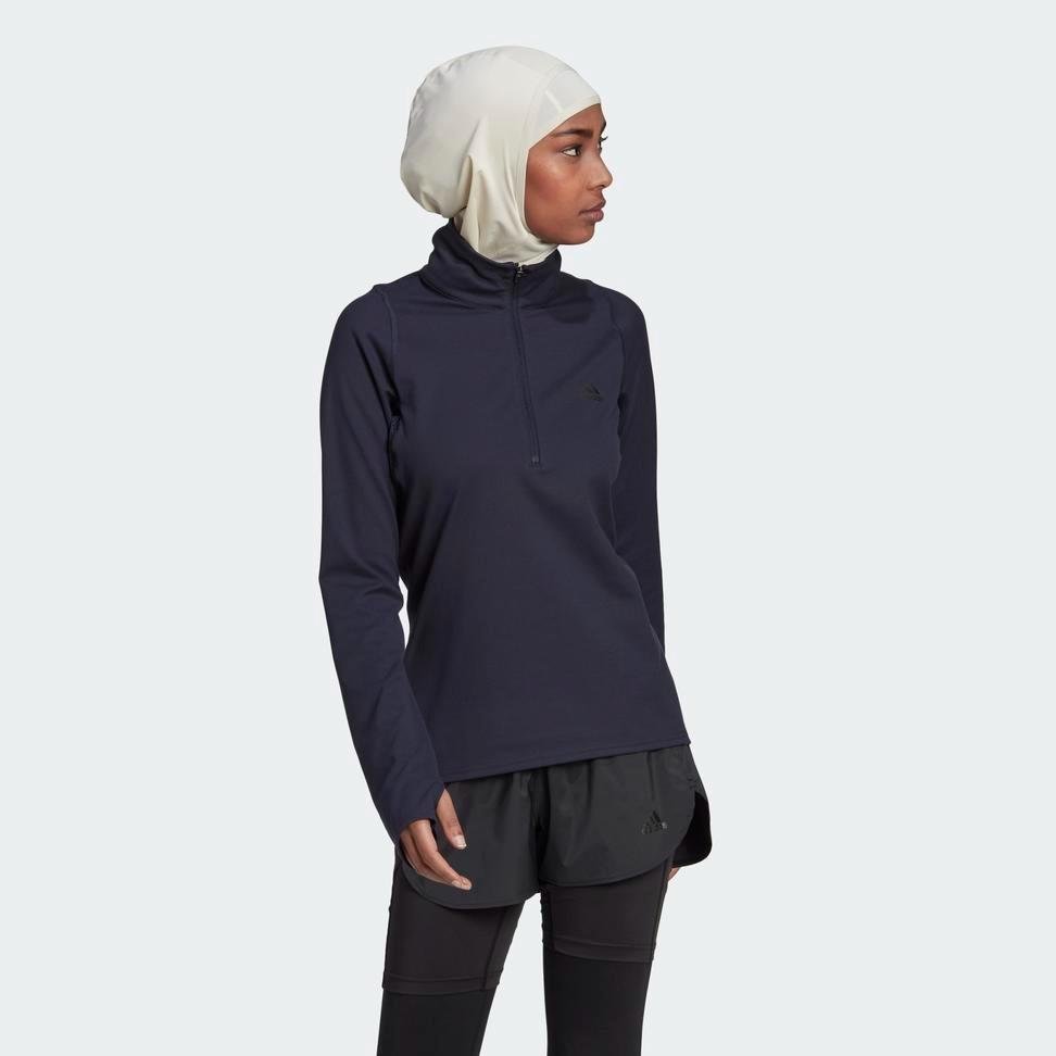 ADİDAS KADIN KOŞU SWEATSHİRT RN FAST 1/2 ZIP HK9017