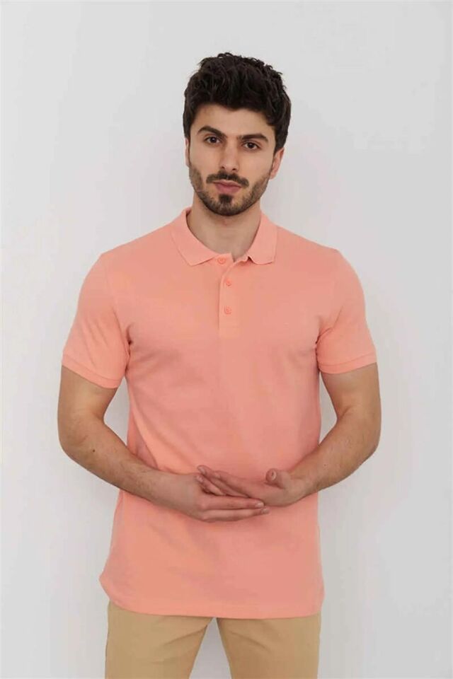 CAZADOR ERKEK 4613 POLO PİKE T-SHIRT 23YCEEO04613 Somon - S
