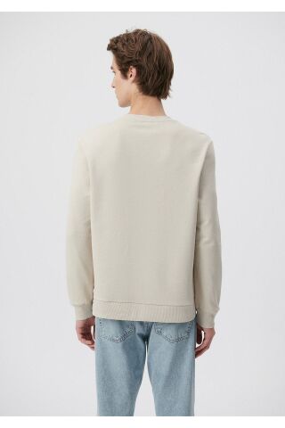 MAVİ ERKEK BİSİKLET YAKA SWEATSHIRT Açık Bej 0610060-70055