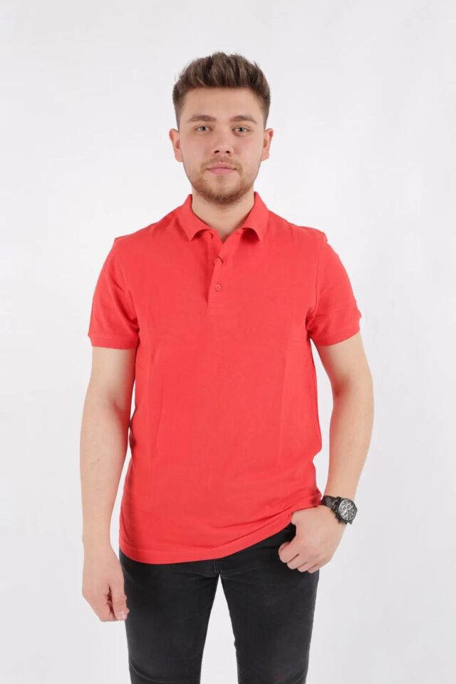 CAZADOR ERKEK 4613 POLO PİKE T-SHIRT 23YCEEO04613 B.KIRMIZI - M