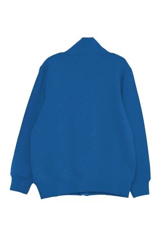 BENETTON ERKEK ÇOCUK E SMU UK_BENETTON YAZILI FERMUARLI SWEATSHİRT 222A3J68C502D