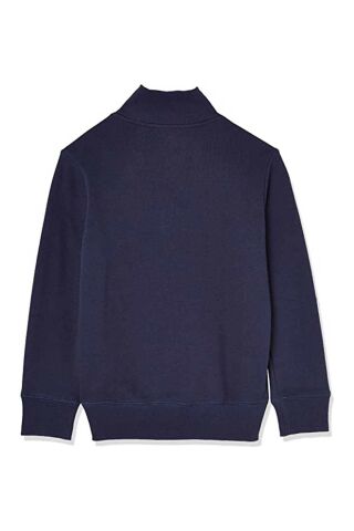 BENETTON ERKEK ÇOCUK E SMU UK_BENETTON YAZILI FERMUARLI SWEATSHİRT 222A3J68C502D