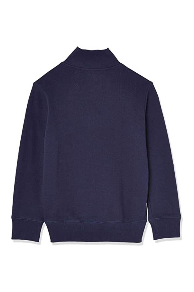 BENETTON ERKEK ÇOCUK E SMU UK_BENETTON YAZILI FERMUARLI SWEATSHİRT 222A3J68C502D