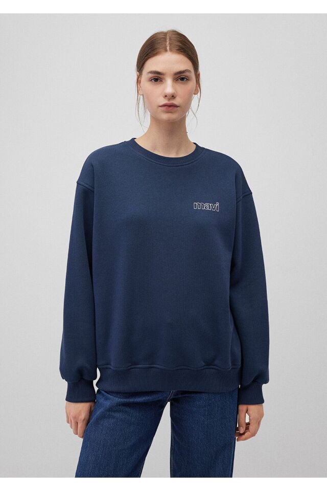 MAVİ KADIN UZUN KOLLU SWEATSHIRT dress blues 1611656-82454
