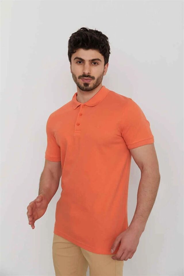 CAZADOR ERKEK 4613 POLO PİKE T-SHIRT 23YCEEO04613 MANDALİNA - S